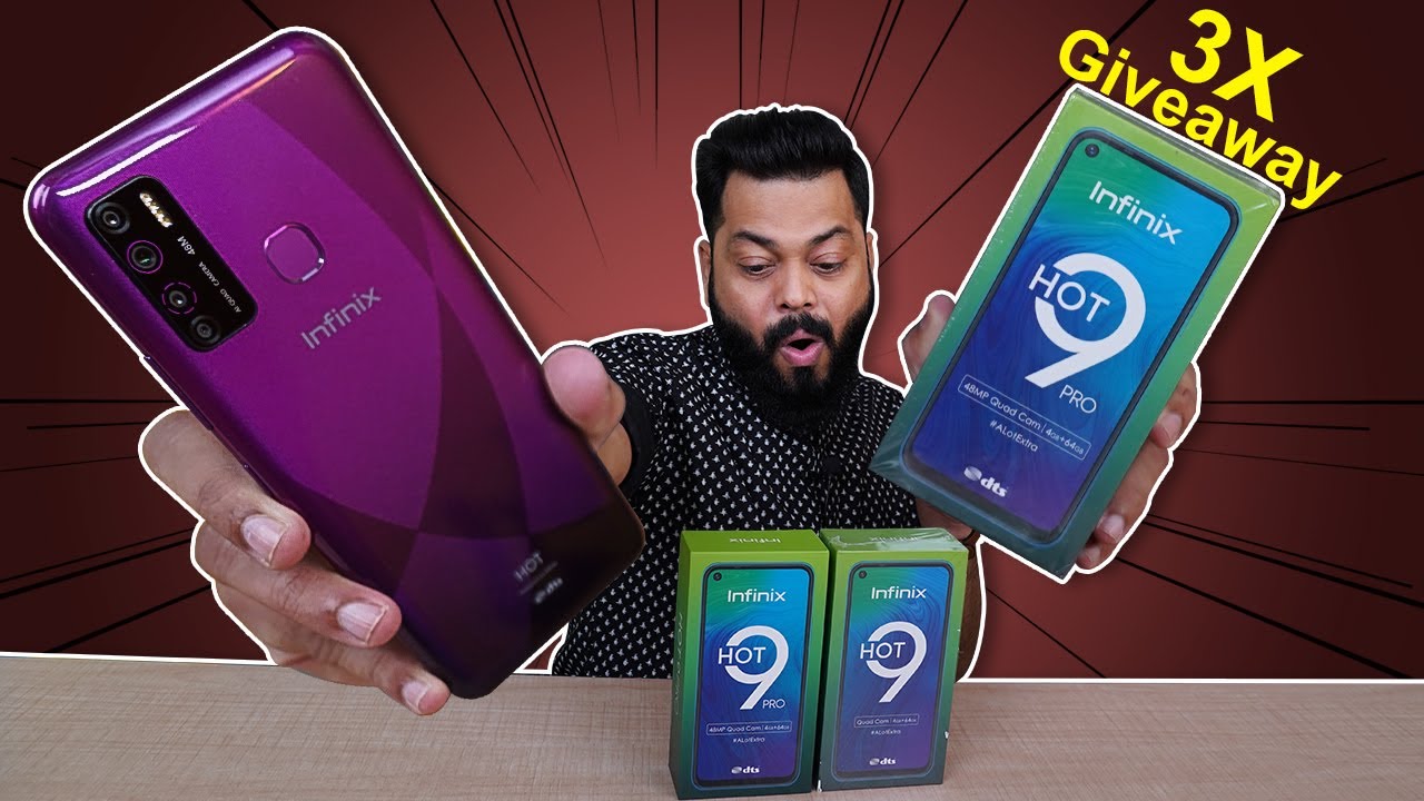 Infinix Hot 9 Pro & Hot 9 Unboxing And First Impressions⚡⚡⚡Hole Punch, 48MP Camera (3x GIVEAWAY)