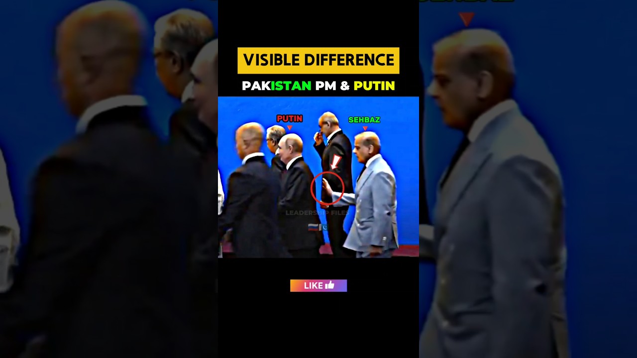 Putin meet Modi vs Pakistan PM