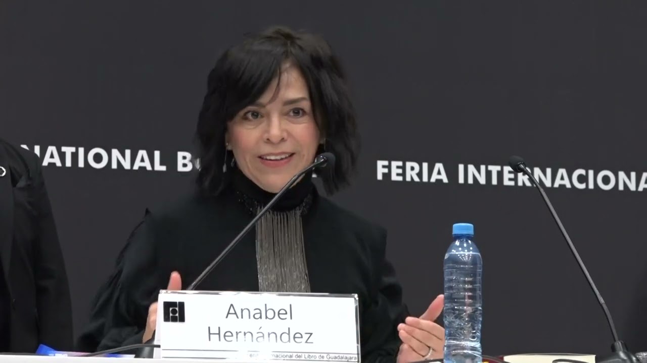 Presentación del libro La historia secreta de Anabel Hernández en la FIL Guadalajara 2024