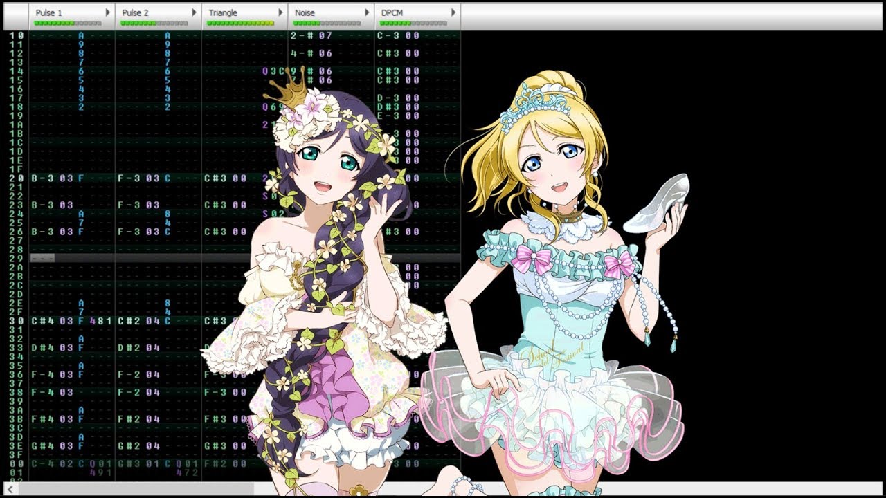 Love Live - Garasu no Hanazono 8-bit Famitracker [2A03]