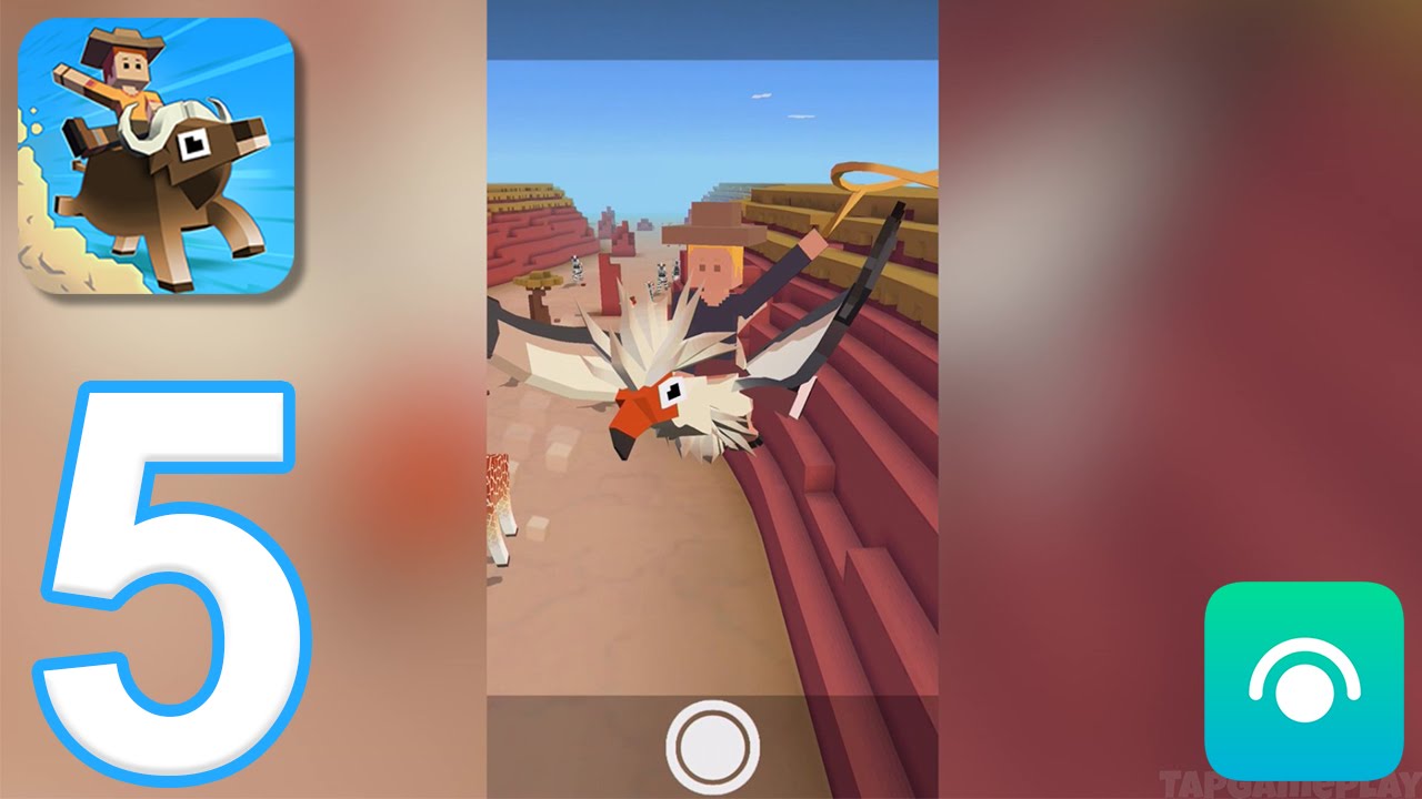 Rodeo Stampede - Gameplay Walkthrough Part 5 - Savannah (iOS, Android)