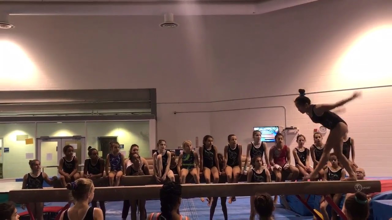 Alex T - double pike dismount beam