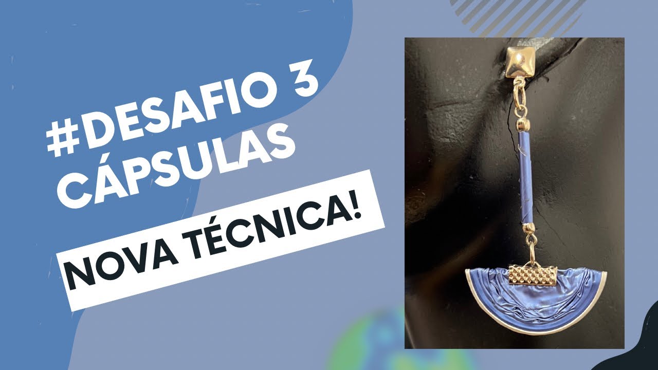 Aprenda a fazer brincos artesanais com cápsulas de café. #artesanato #capsuladecafe