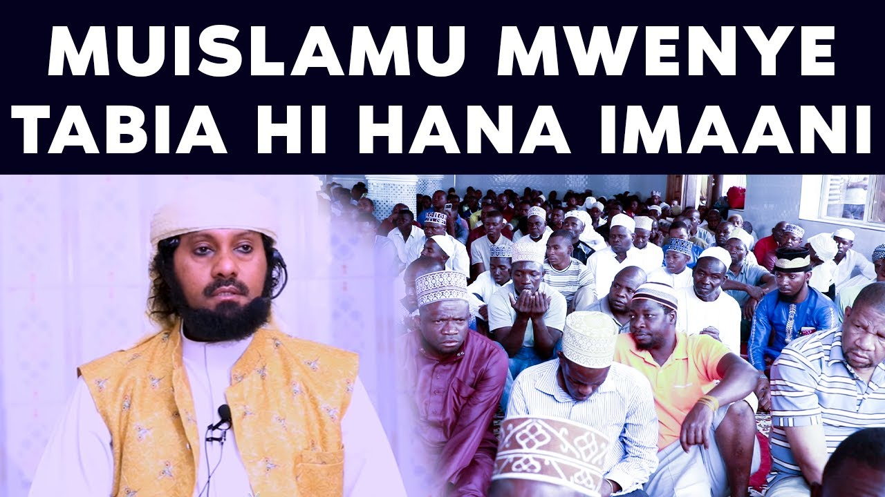 MUISLAMU AKIWA HIVI TAMBUA HANA IMANI NITAENDELEA KUONGEA JAMBO HILI ATA MKICHUKIA NIMEPEWA NEEMA HI