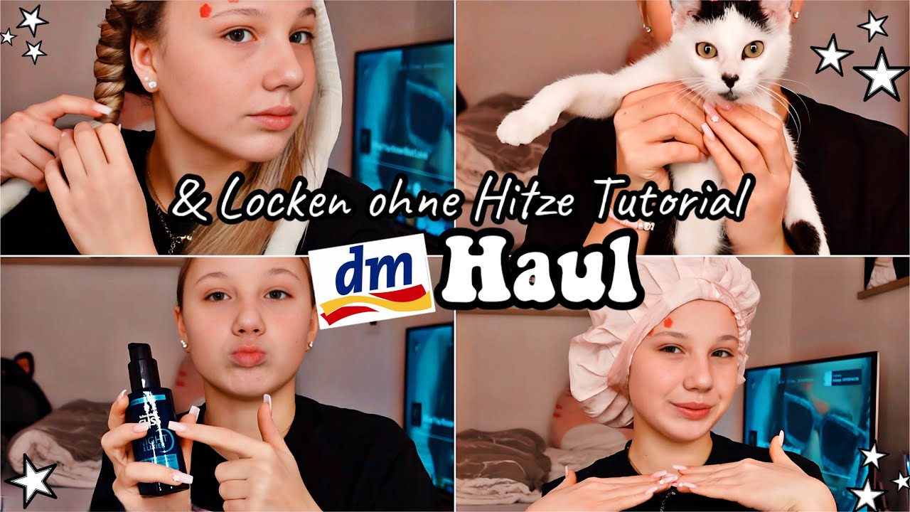 dm HAUL & Locken ohne HITZE TUTORIAL 🎀 HEY ISI