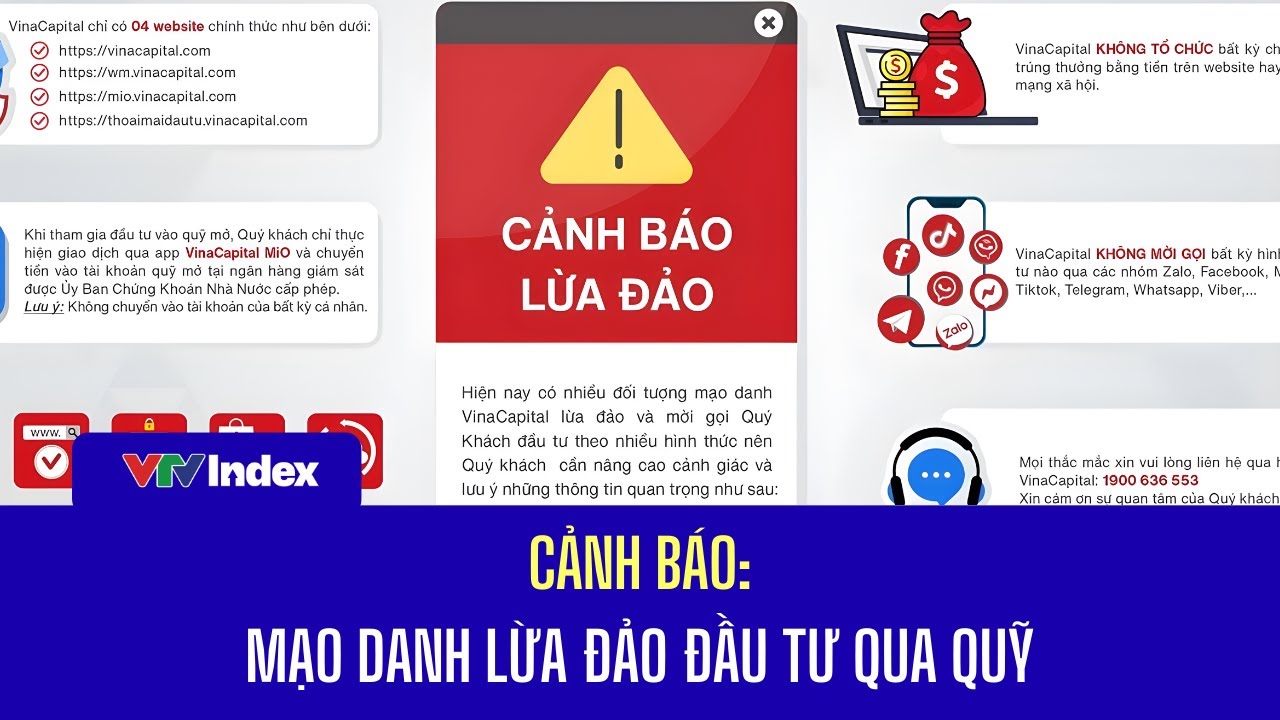 Cảnh báo mạo danh lừa đảo đầu tư qua quỹ | VTVIndex