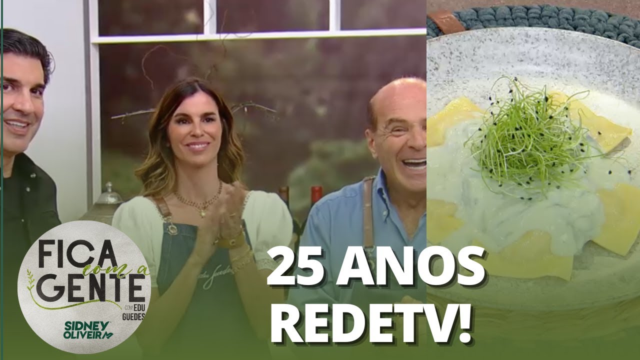 Edu Guedes e Marcelo de Carvalho fazem ravioli de abóbora com gorgonzola e nozes | Fica com a Gente