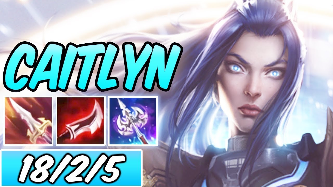 S+ CAITLYN MID FULL BURST LETHALITY DARK HARVEST | New Build & Runes | Pulsefire Caitlyn | SEASON 10