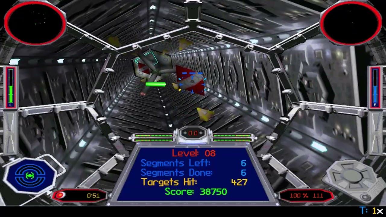 Star Wars Tie Fighter 1998 Hard Training Simulator: Tie Interceptor Training Course