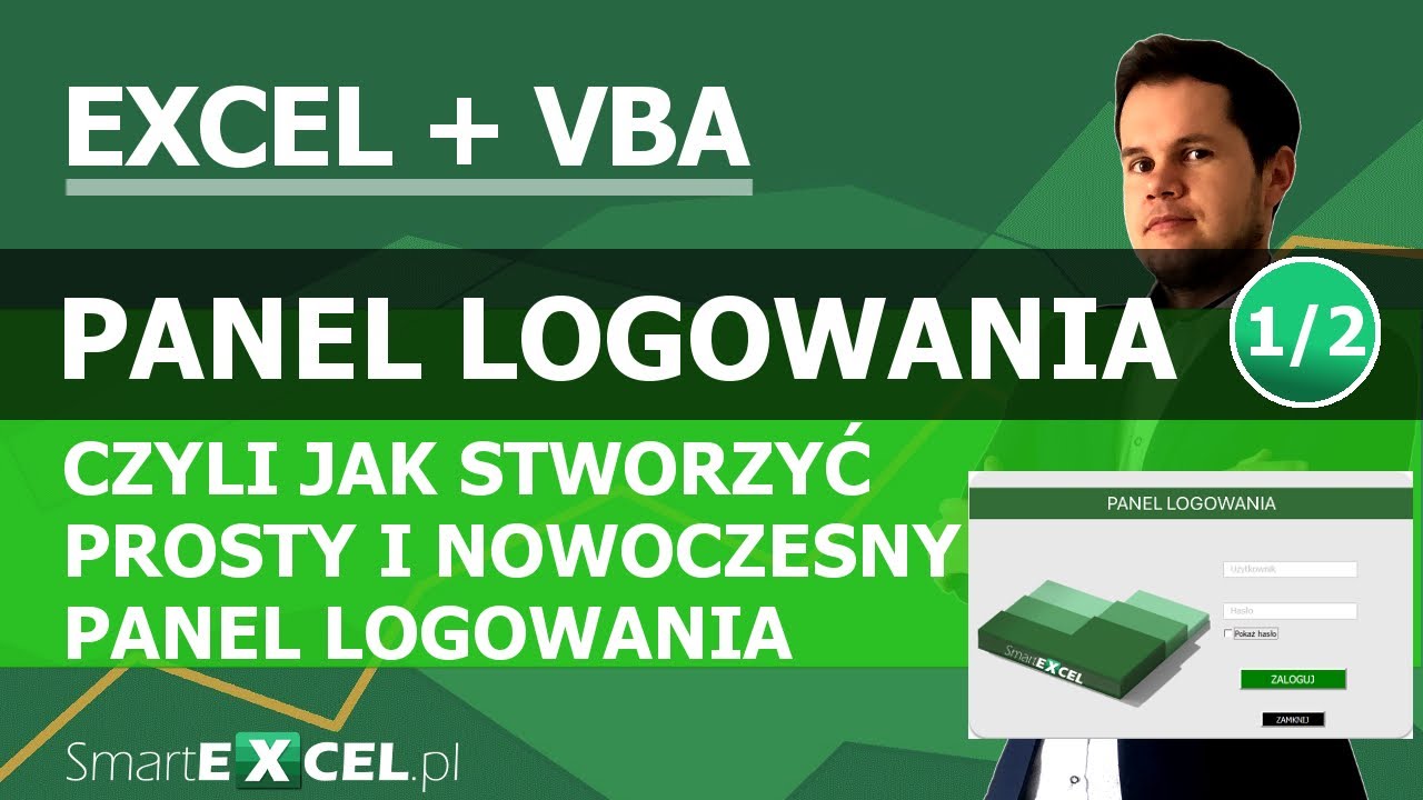 💻📊 PANEL LOGOWANIA W EXCEL VBA. CZĘŚĆ 1 z 2