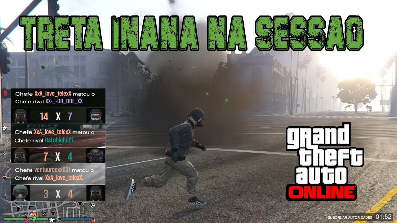 GTA 5 ONLINE -TRETA INSANA NA SESSÃO (PS4)!