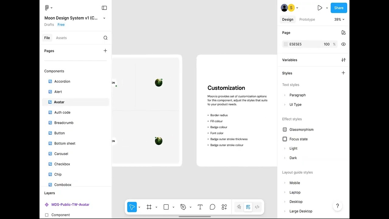 Moon Design System Video Tour