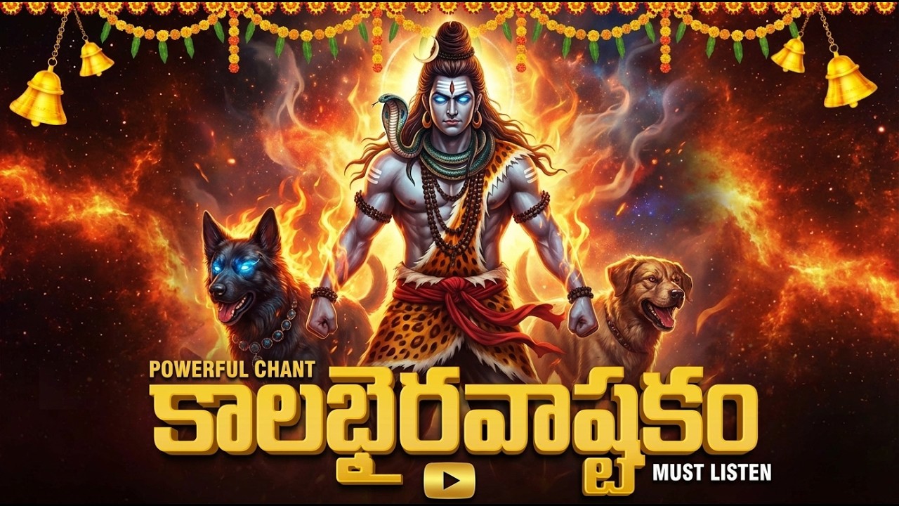 కాలభైరవ అష్టకం | Kalabhairava Ashtakam Telugu Lyricss | Lord Shiva Devotional Songs