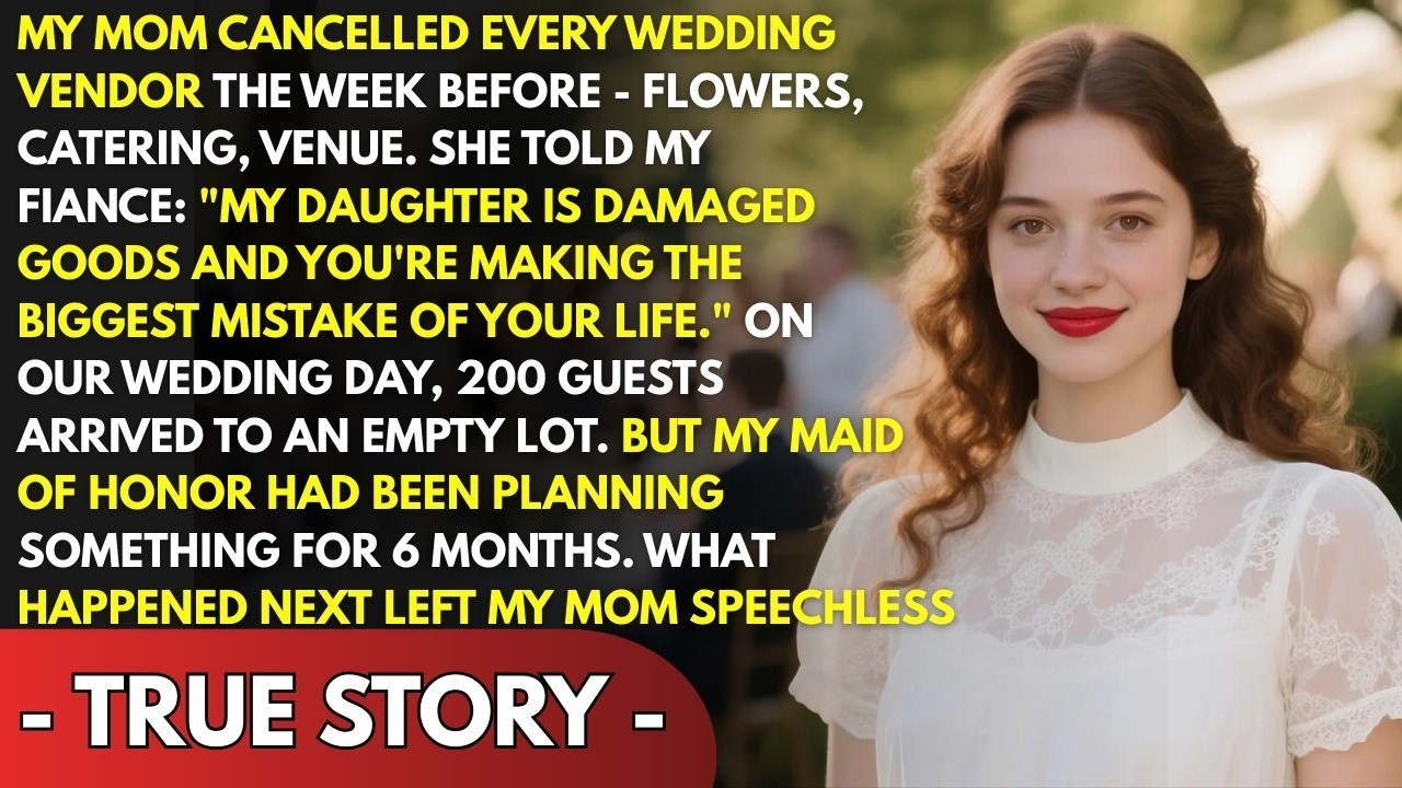 My Mom Sabotaged My Wedding Vendor Behind My Back — She Never Expected What She Walked Into