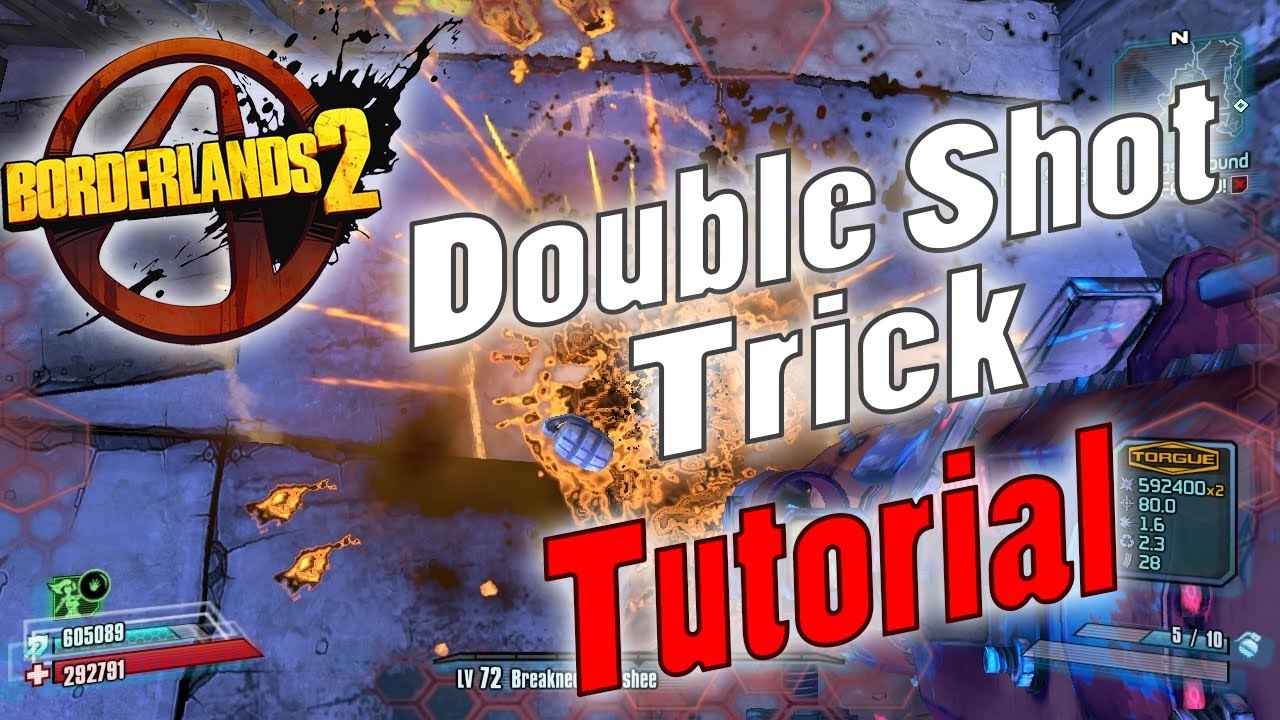 Borderlands 2 | Double Shot Trick | Tutorial