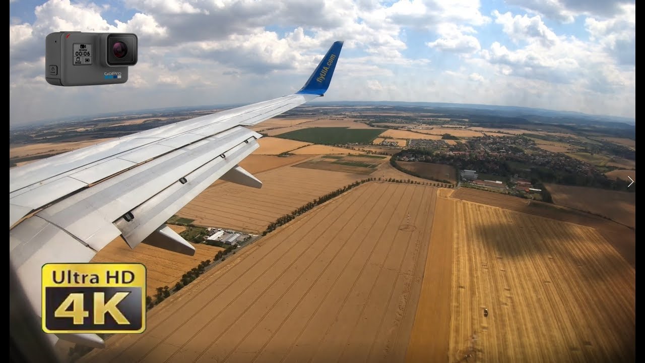 Landing At Prague 🇨🇿 Czech Republic | 4K GoPro