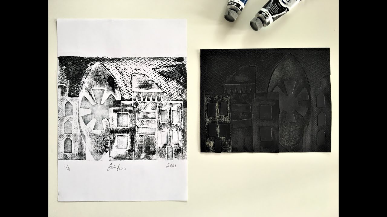 Kolografi Baskı Uygulama/Collography