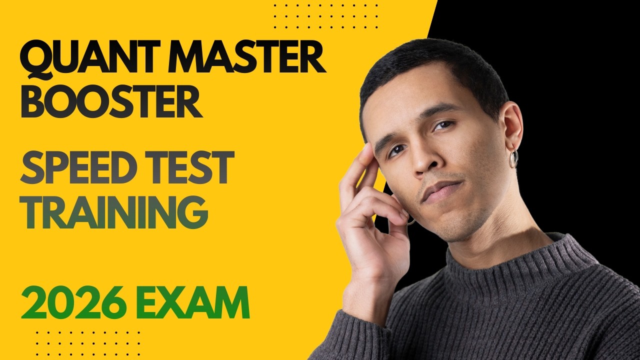 Pre-SAT Quant Concept Booster Sessions | Build Speed & Accuracy| EXAM PREPARATION