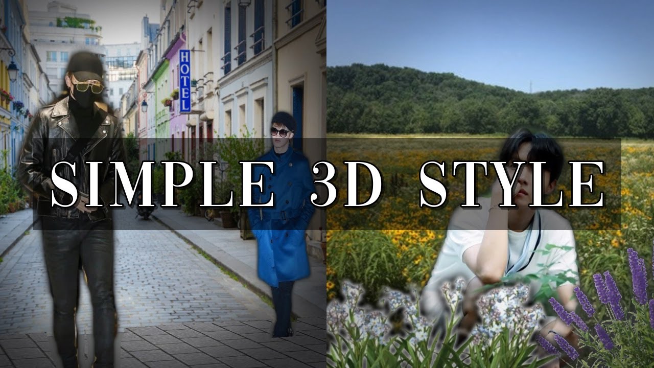 UNIQUE & SIMPLE 3D STYLE  ON VIDEOSTAR