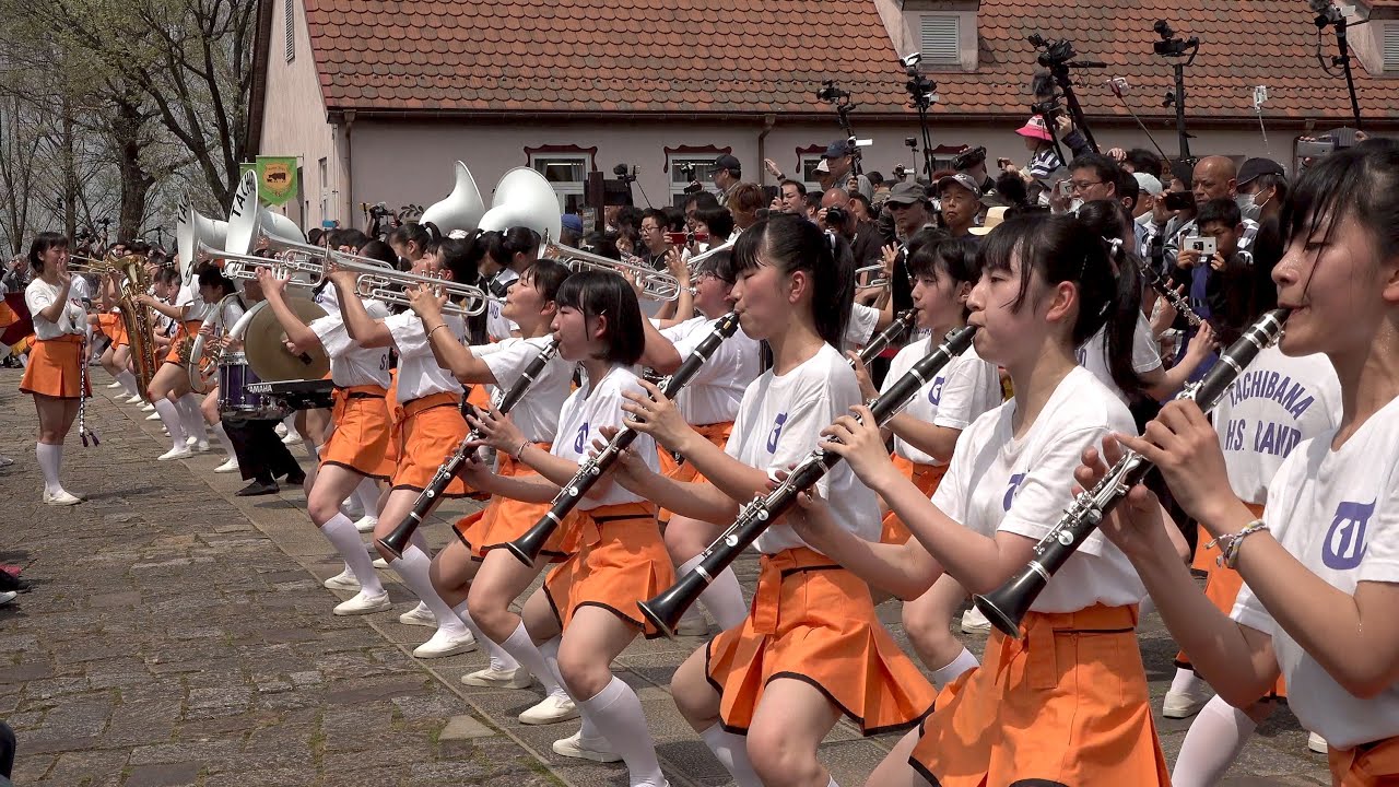 京都橘高校吹奏楽部 ～平成最後!! ブルーメの丘パレード2019～　Kyoto Tachibana S.H.S. Band, Blumen Parade 2019　[Pure 4K]