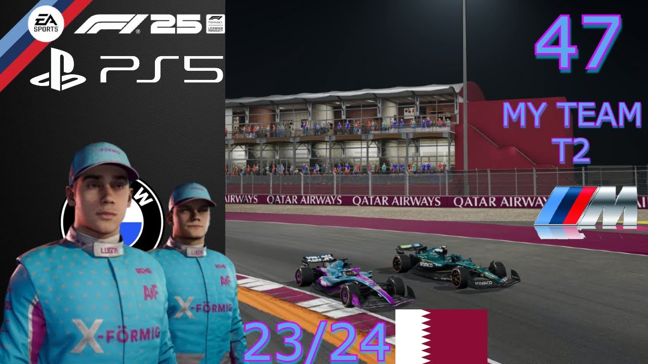 ”QATAR NOS SONRIE ”F1 25-MY TEAM/GP QATAR/T2#47