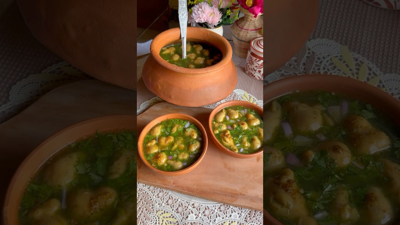 #shorts Pani phoolki | Kanji Vada | Pani walay Pakode #shortsfeed #food #panipuri #golgappa