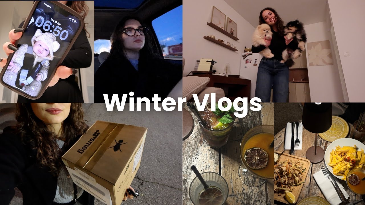 A real WINTER day | 6AM morning, shopping & evening drinks | Winter Vlogs