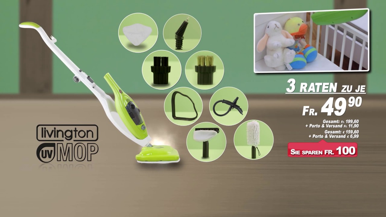 Livington UV Mop Steam Cleaner