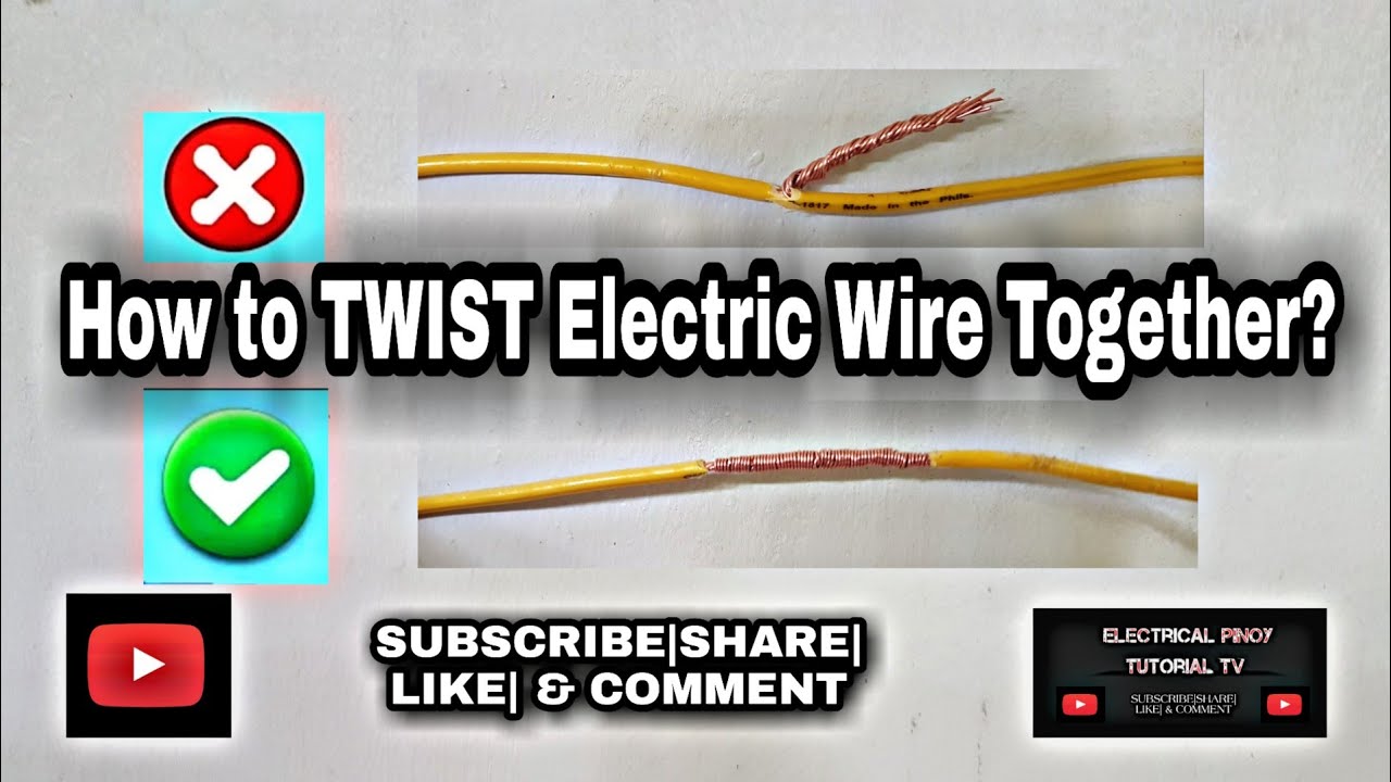 Paano ang tamang pag dudugtong ng electric wire? |Tagalog