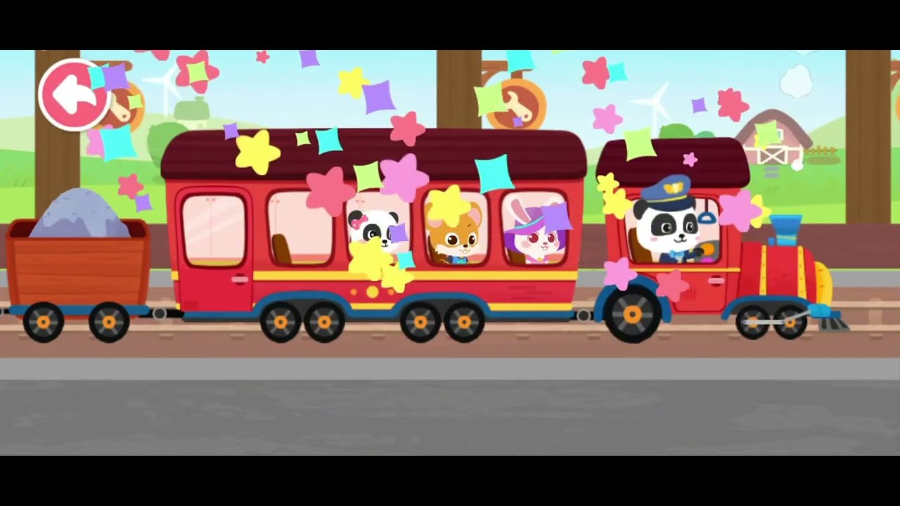 The train is loading/unloading goods and taking passengers.