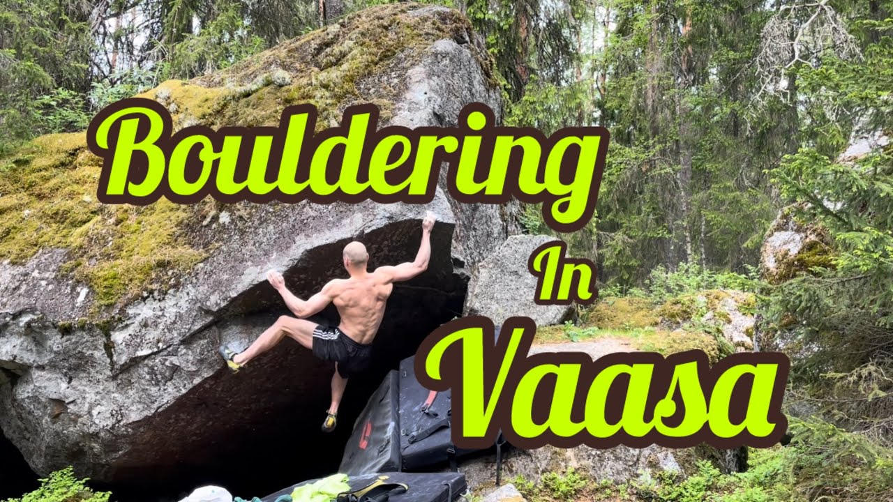 Finland bouldering in Vaasa
