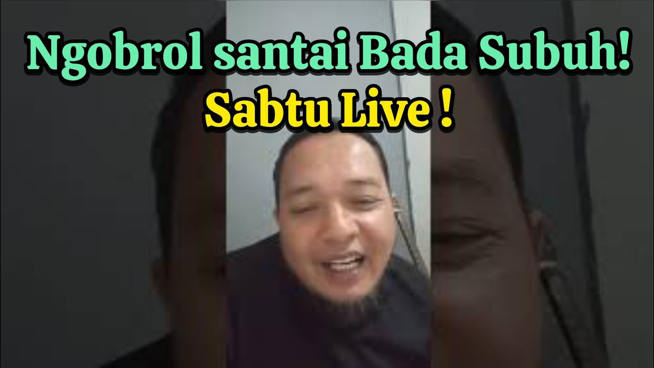 ngobrol santai bada subuh