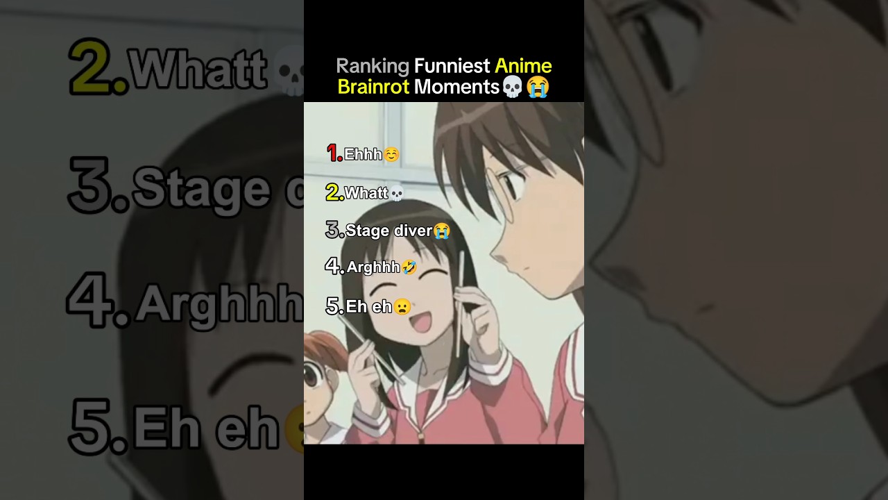 Top 5 Funniest Anime Brainrot Moments 🤯😂 | I Can&rsquo;t Stop Laughing! #shorts