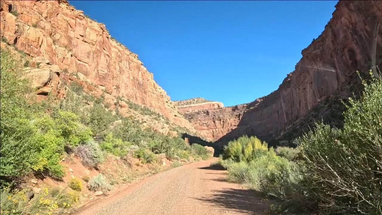 Quiet Canyon Road Drive | Calm POV Journey
