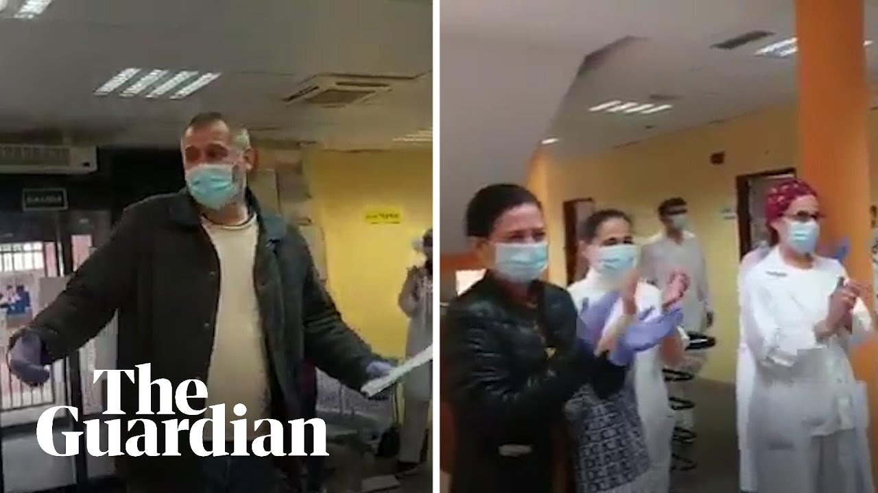 Coronavirus: taxi driver applauded by medics after taking patients to hospital for free