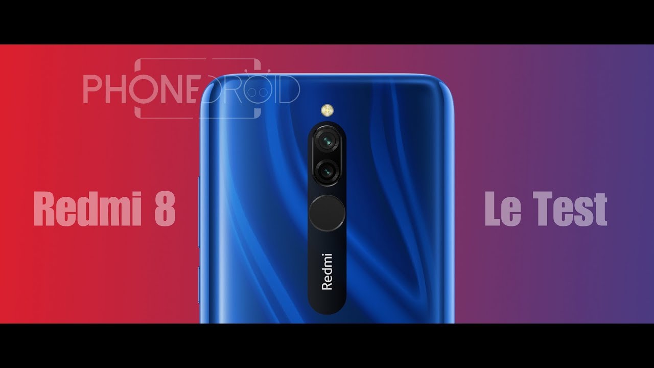 Le test du Redmi 8