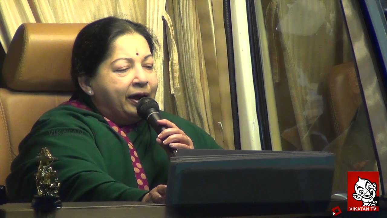CM Jayalalitha during RK Nagar Bypoll Election Campaign