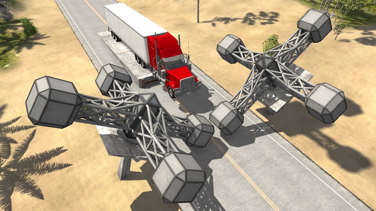 Slanted car Twister - Beamng drive