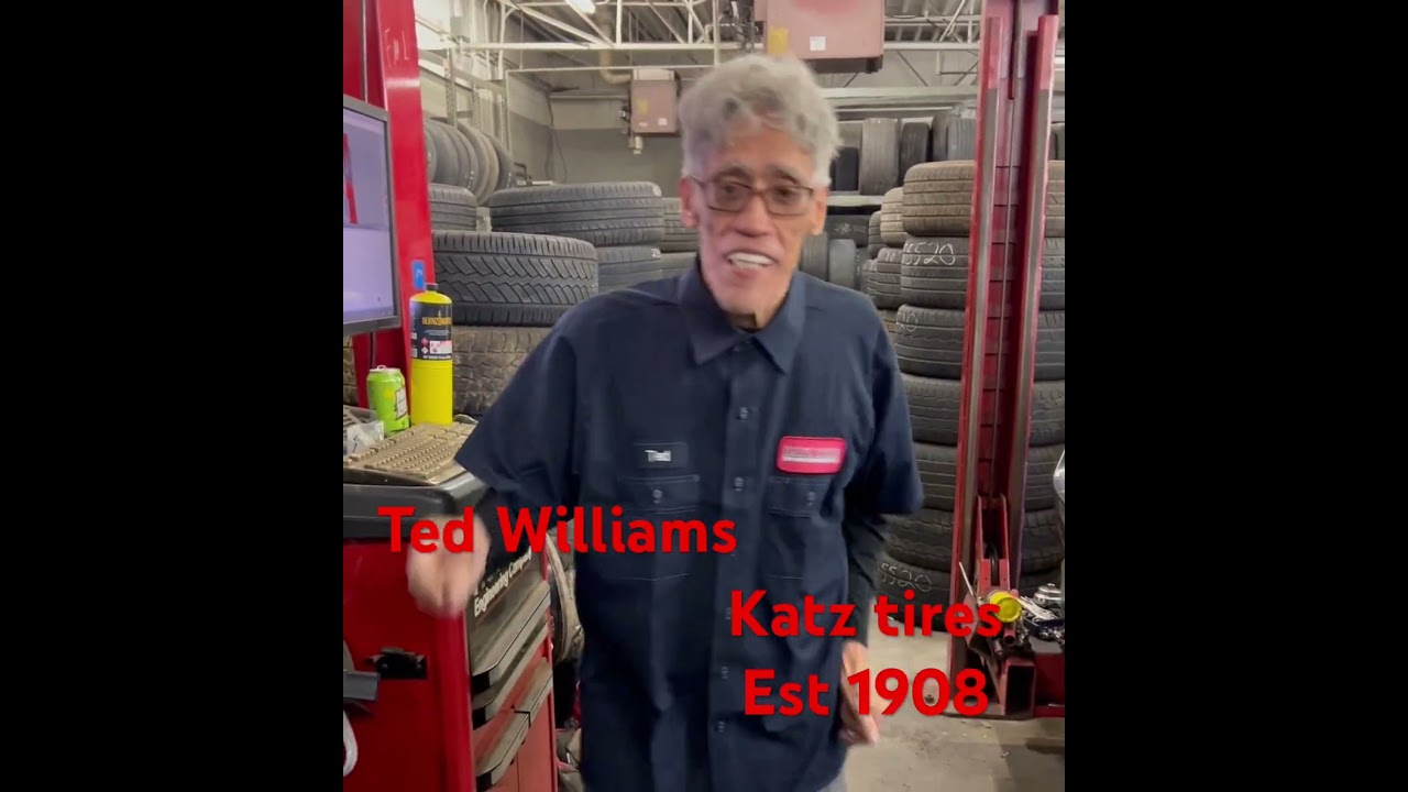 Ted Williams and his Golden alignments katz tires