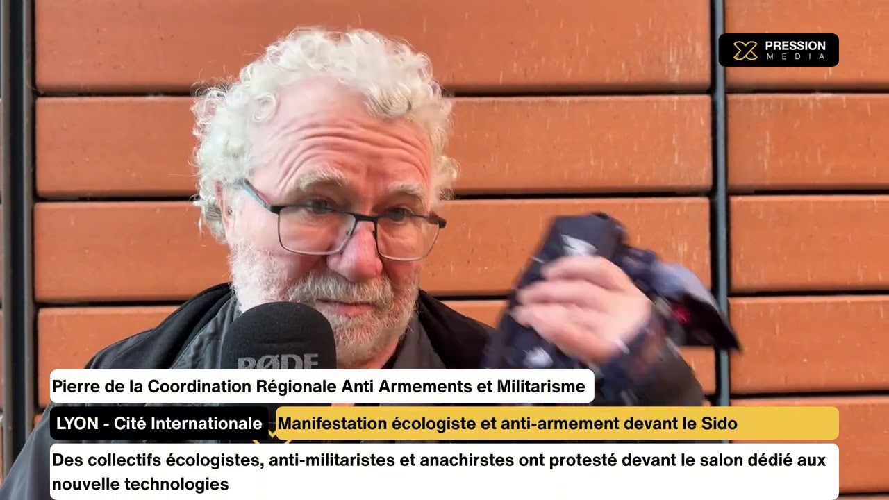 SIDO Lyon 2025 : Pierre dénonce les liens entre technologie, armement et écologie