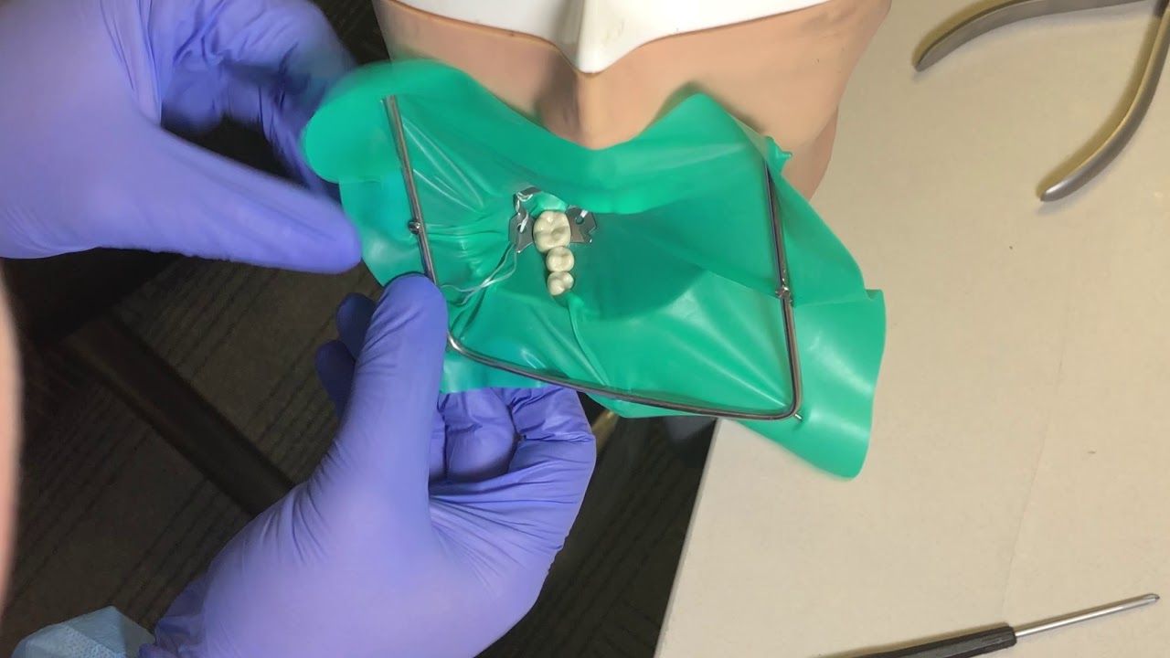 ADC Practical Exam Guidance: Rubber Dam Task by Ahmad Abdelhameed - PART 2