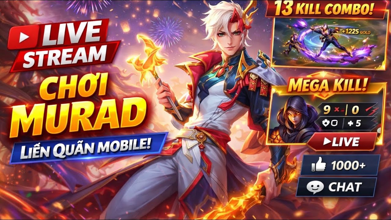 29 tết vẫn chơi murad gánh team | LIÊN QUÂN MOBILE