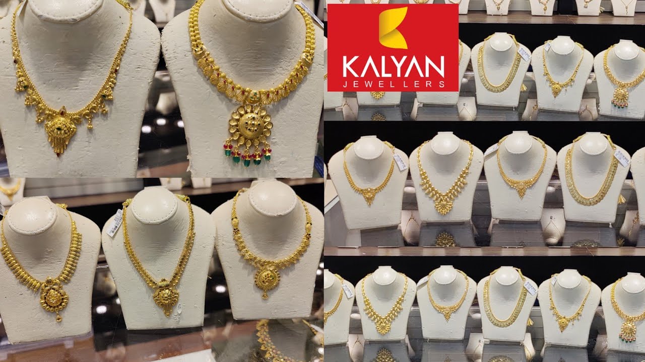 Light Weight Necklace from 4 Grams Kalyan Jewellers Latest Necklace Designs