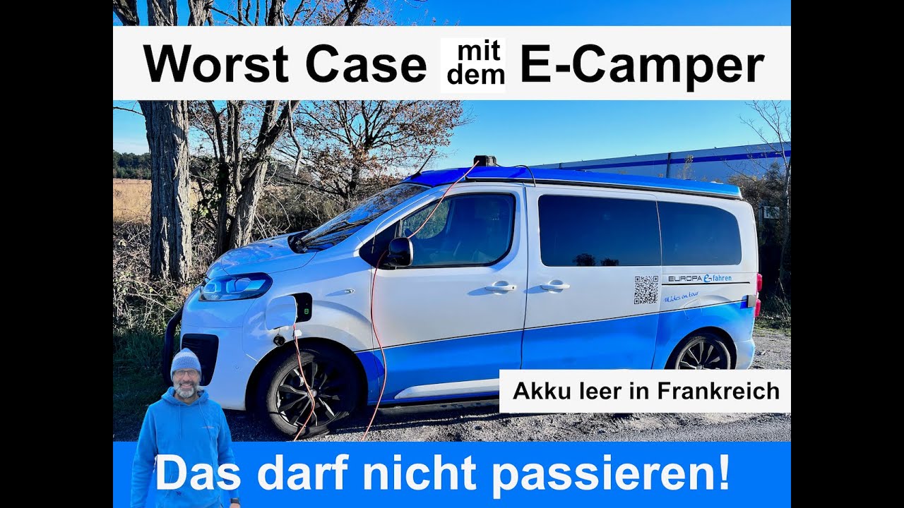 Lade-Odyssee in Frankreich - Europatour mit dem E-Vanster