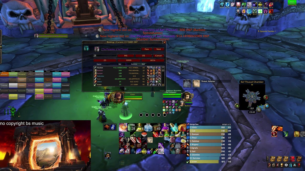 WoW Classic NAXX40 clear after bugs - ITA