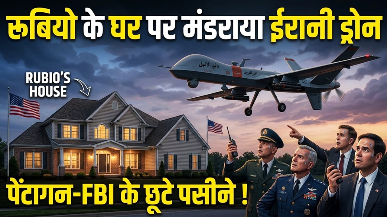 Trump के घर भी पहुंच चुका है ड्रोन अब वाशिंगटन में मंडराए, ट्रंप को बंकर में पहुंचाया !