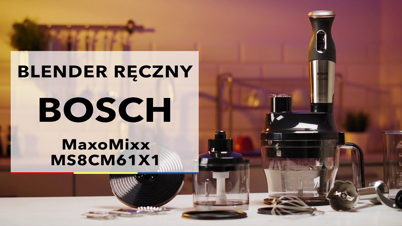 Blender Bosch MaxoMixx MS8CM61X1 - dane techniczne - RTV EURO AGD
