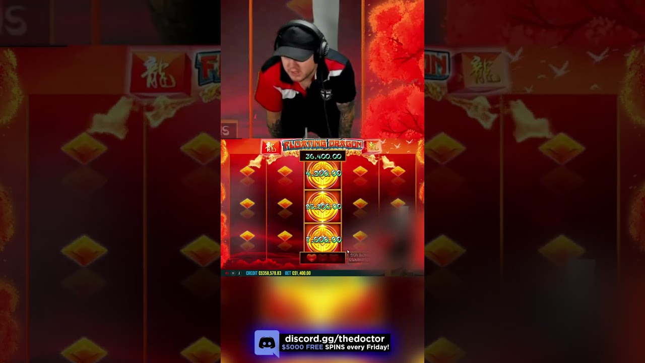 MAX BET SIZE COIN BONUS on Floating Dragon! ($183,000+)