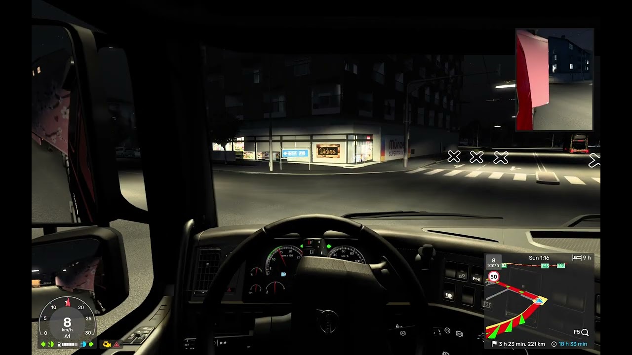 Night Truck Driving in ETS2 🌙 | Realistic Night Delivery | No Commentary