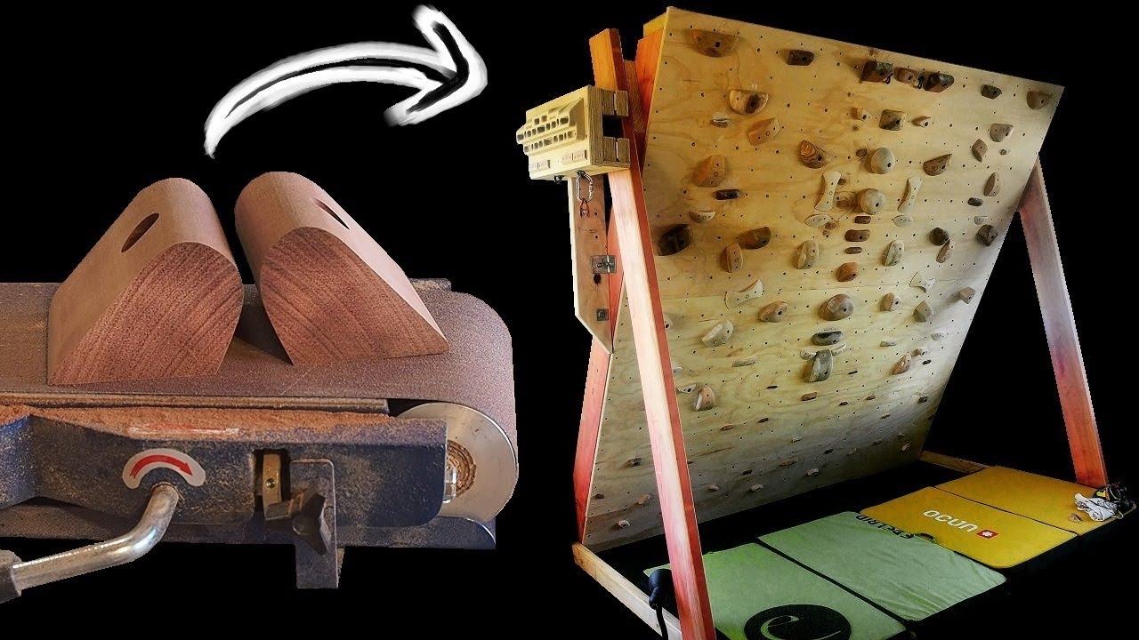Simple DIY Wooden Climbing Holds